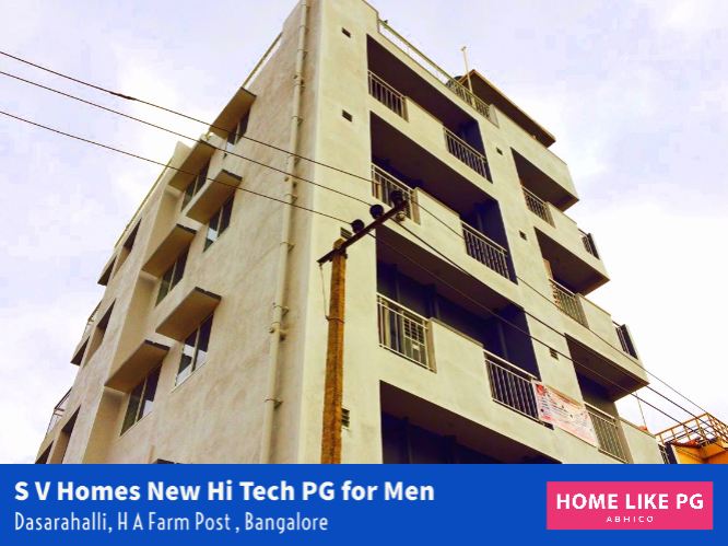 Home Like PG | S V Homes New Hi Tech PG for Men