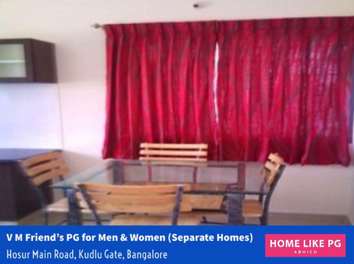 Home Like PG | V M Friend's PG for Men & Women (Separate Homes)