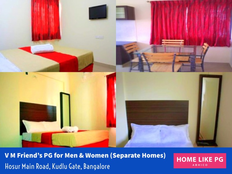 Home Like PG | V M Friend's PG for Men & Women (Separate Homes)