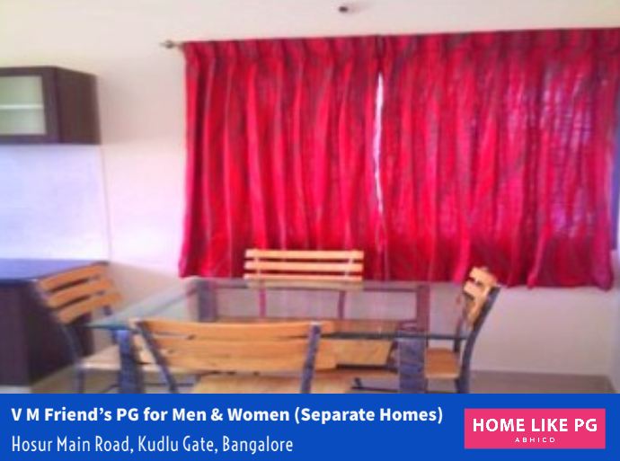 Home Like PG | V M Friend's PG for Men & Women (Separate Homes)