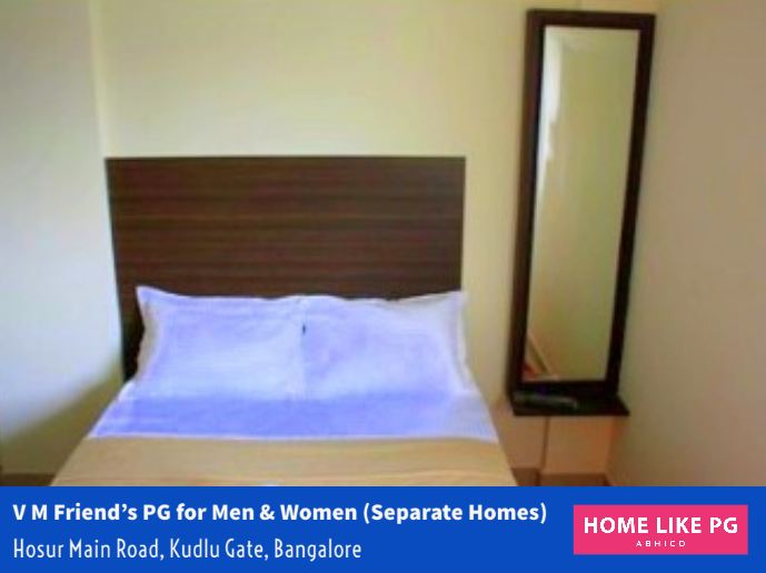 Home Like PG | V M Friend's PG for Men & Women (Separate Homes)