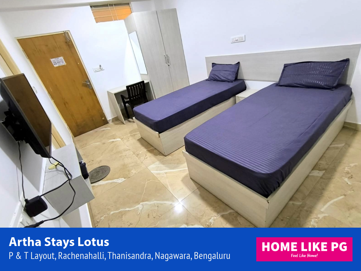 Home Like PG | Artha Stays Lotus