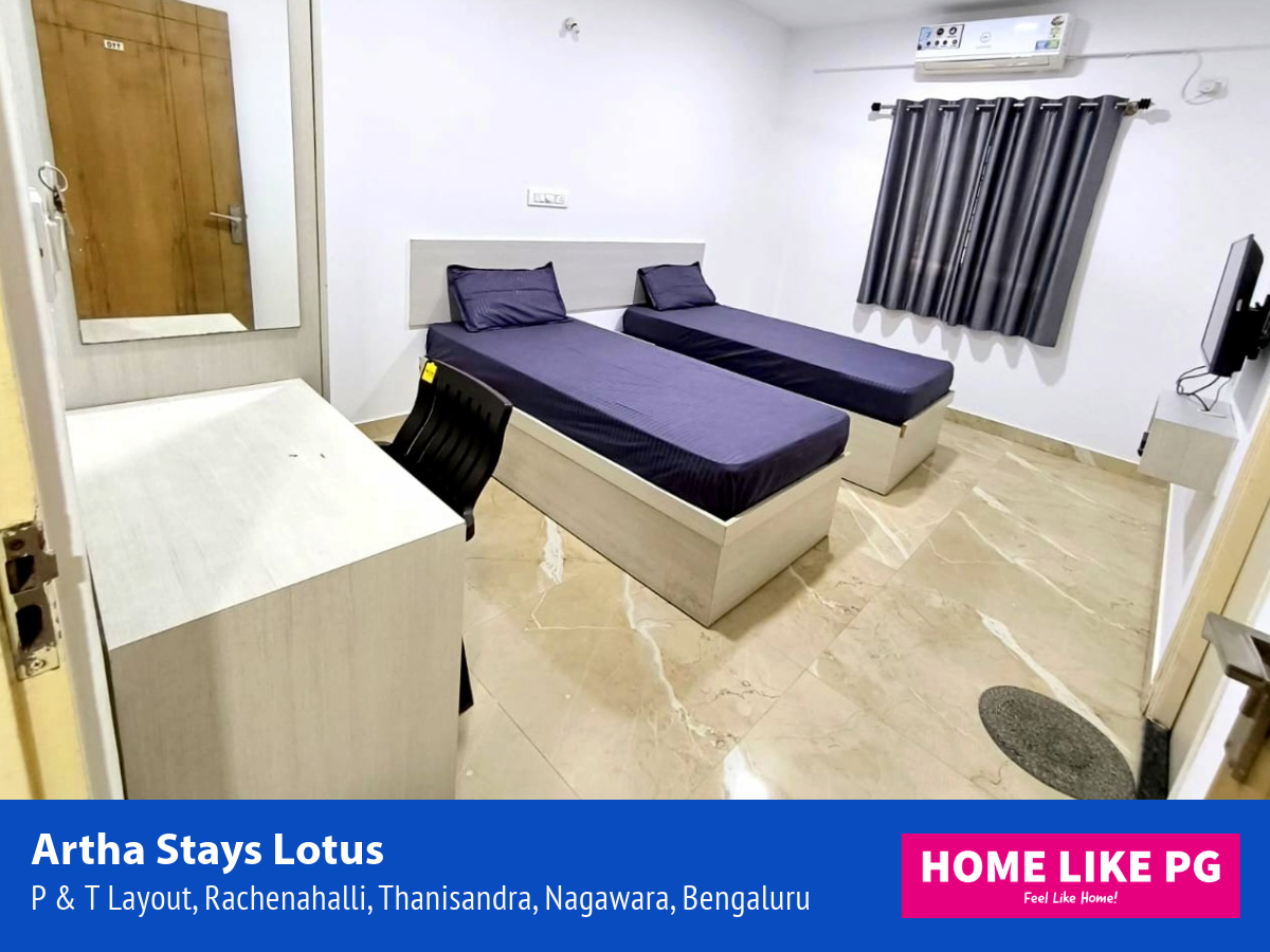 Home Like PG | Artha Stays Lotus
