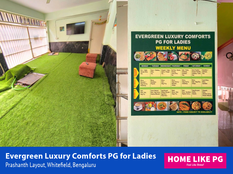 Home Like PG | Evergreen Luxury Comforts PG for Ladies