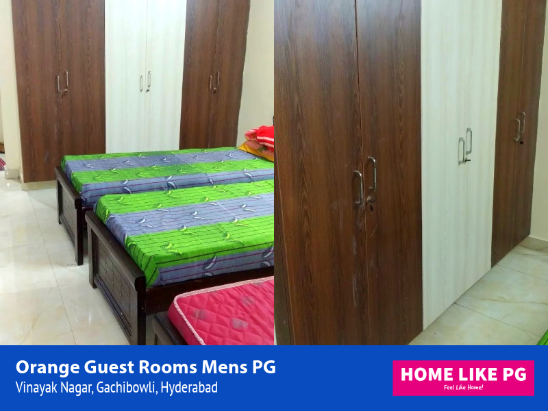 Home Like PG | Orange Guest Rooms Mens PG