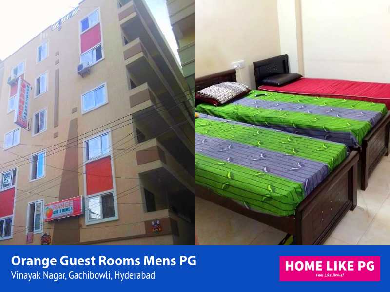 Home Like PG | Orange Guest Rooms Mens PG
